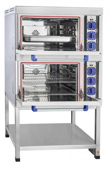 Шкаф жарочный Abat ШЖЭ-2-К-2/1 с конвекцией и пароувлажнением (двухсекционный)