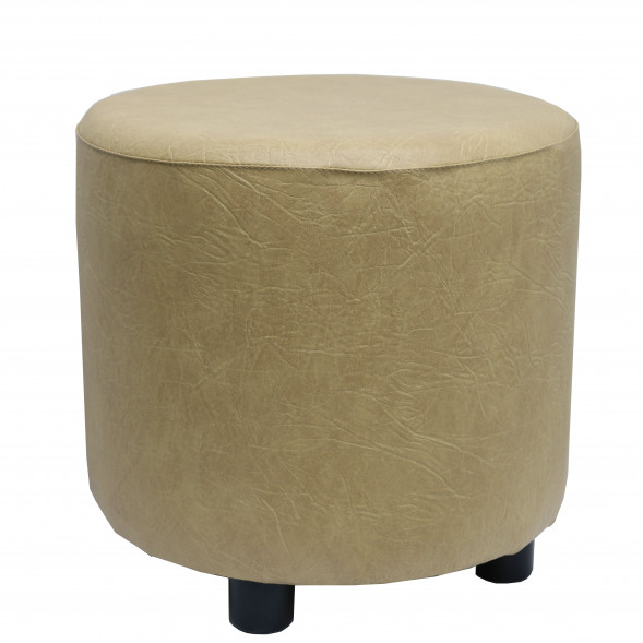 Банкетка Пуф круглый 380*380*360 бежевый