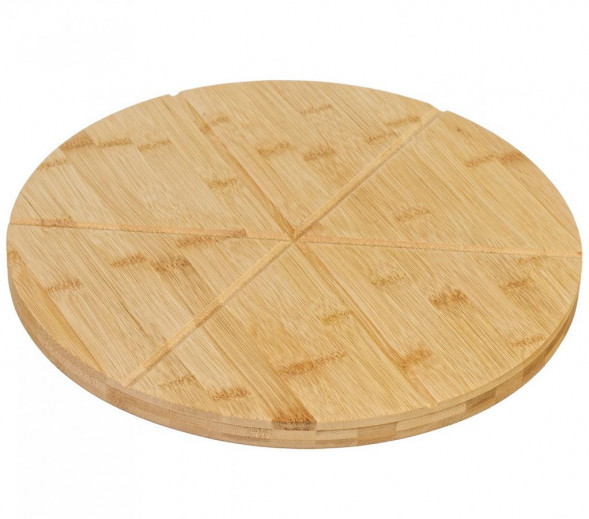 Блюдо для пиццы 33*2,0см бамбук КТ-БК-08