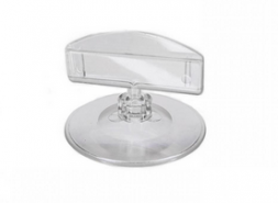 Ценникодержатель шарнирный на круглой подставке прозрачный