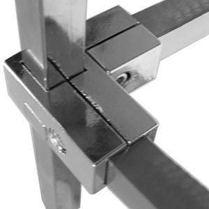 PR 012 Соединитель для туб 25*25 хром