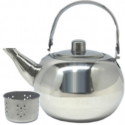 Чайник 0,8л заварник с ситечком,AST-002-ЧС-08