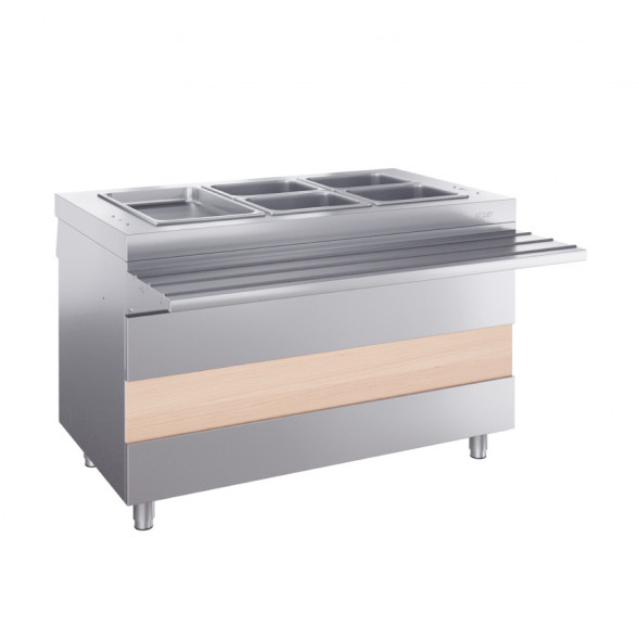 Мармит 2-х блюд Ривьера, 1200 мм,сух.