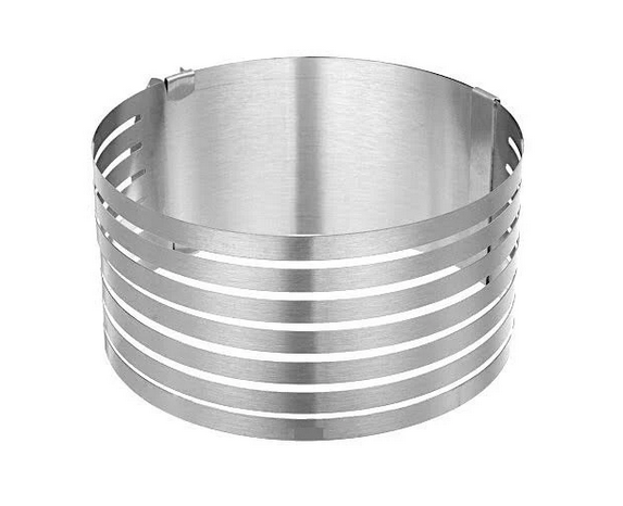 Форма раздвижная кольцо с шестью делениями для нарезки 16-30*8,5 см рп55