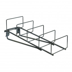 Держатель для тарелок на штангу цинк, 4 ячейки