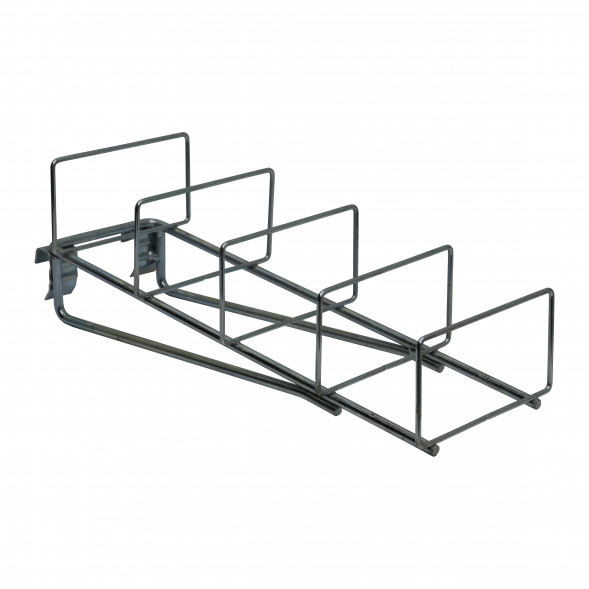 Держатель для тарелок на штангу цинк, 4 ячейки