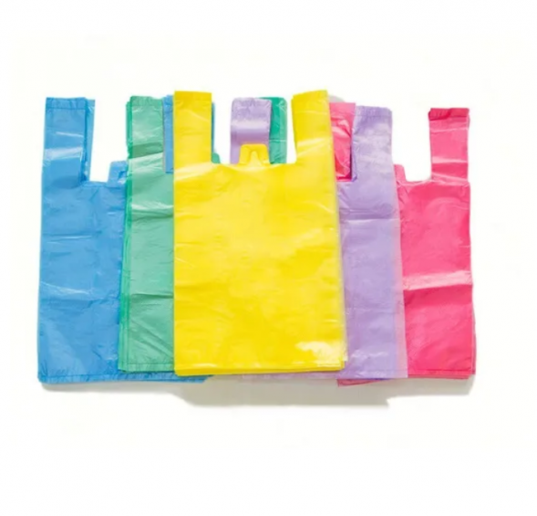 Пакет майка 24*12*45 МАЛЫЙ (10мкм) цветная (100/3000 шт.)