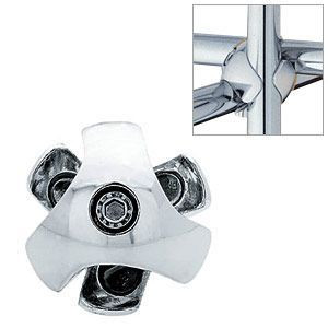 JK-01SX/R02 Зажим для трех труб (левый)