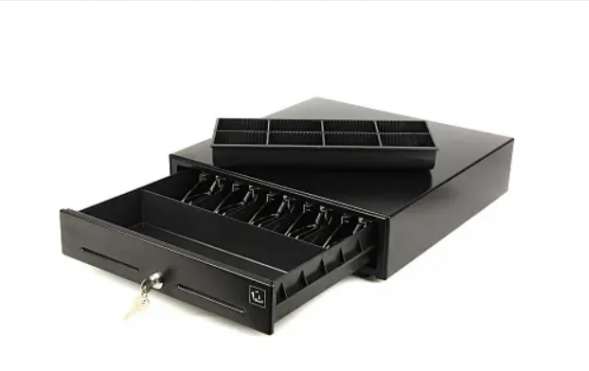 Денежный ящик Форт 4М PUSH черный