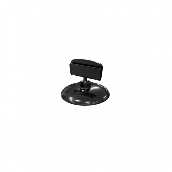 Ценникодержатель чёрный на круглой подставке