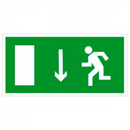 Наклейка направление к выходу левый/правый