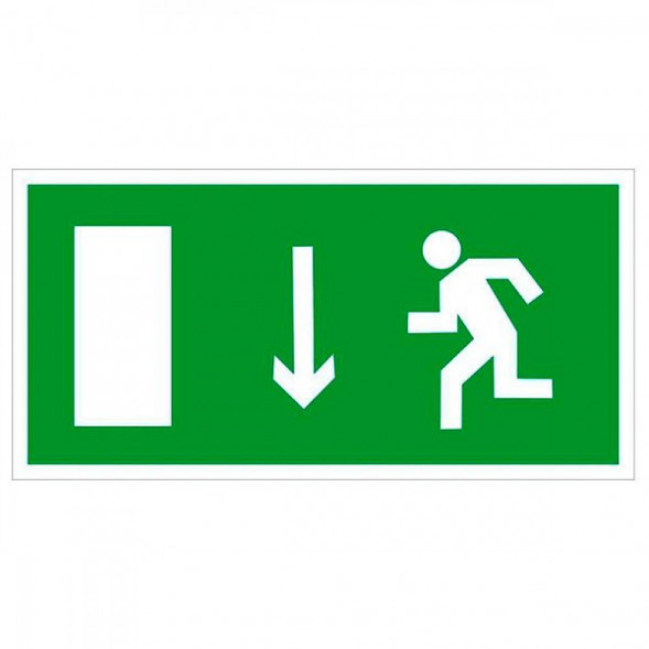 Наклейка направление к выходу левый/правый