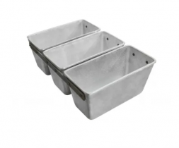 Форма хлебная 3Л7 (0,670.*3, 220*110*115мм)