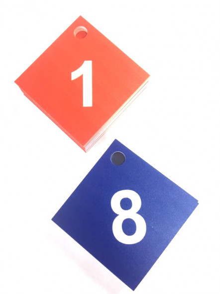 Наклейка цифры с 1 по 8