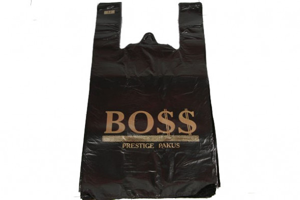 Пакет майка 30*16*55 &amp;quot;BOSS&amp;quot; 25 мкм черный (100/1000шт.)