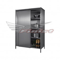 Шкаф из нержавеющей стали 1000*600*1800 мм двери купе