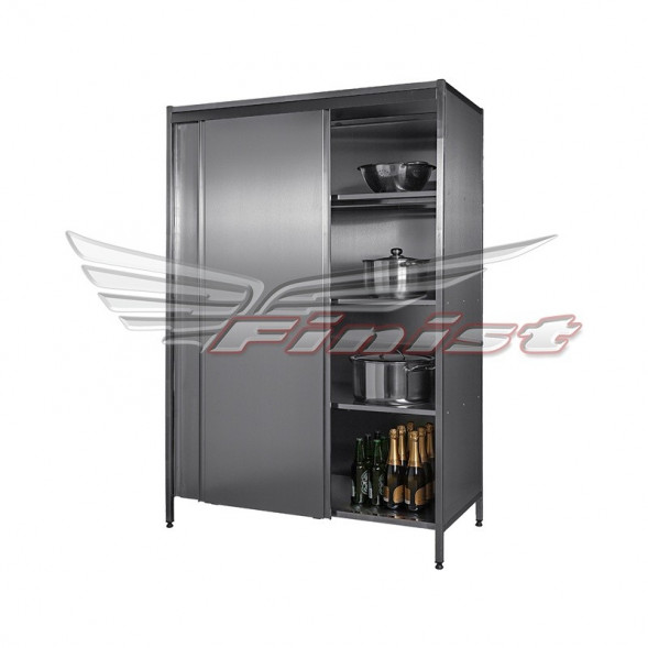 Шкаф из нержавеющей стали 1000*600*1800 мм двери купе