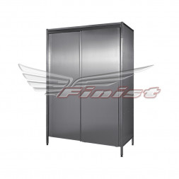 Шкаф из нержавеющей стали 1000*600*1800 мм двери купе