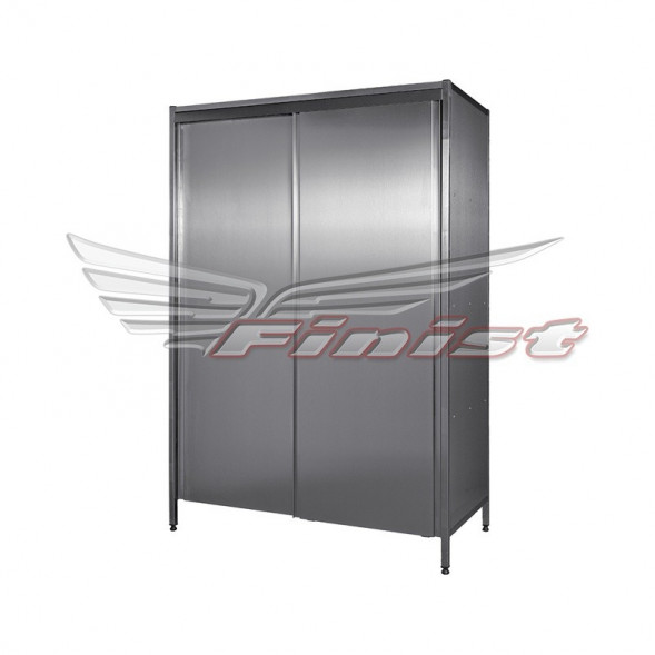 Шкаф из нержавеющей стали 1000*600*1800 мм двери купе