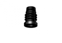 JK-12/R12Р Втулка пластиковая с резьбой, черная