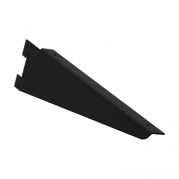 Кронштейн для полки ДСП/стекла черный муар Лофт 300 мм, пара