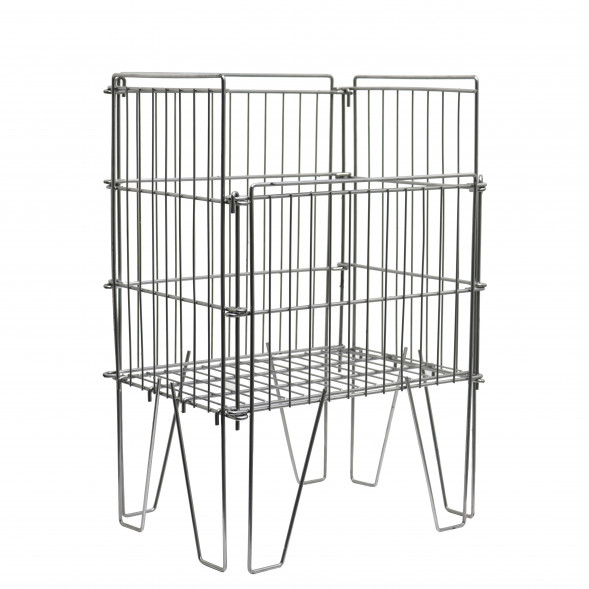 Корзина для распродаж 400х300х610 крашеный хром