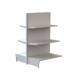 Стеллаж торговый островной 900х1100х1450мм (30+40+50)