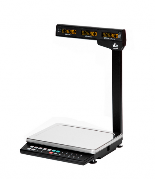 Весы МК-15,2-ТН21 (до 15кг) со стойкой нижняя клавиатура
