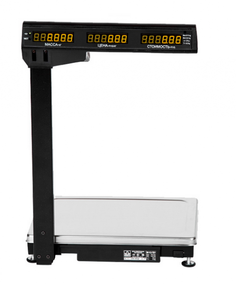 Весы МК-15,2-ТН21 (до 15кг) со стойкой нижняя клавиатура