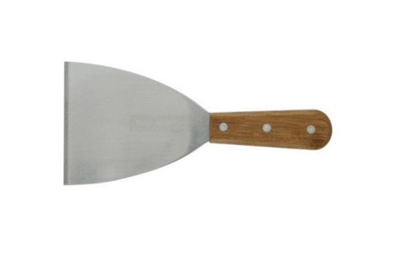 Лопатка-шпатель  L=10,с деревянной ручкой,лк04