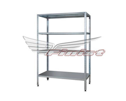 Стеллаж СтПЛ 1000*400*1800 4 полки нерж.0.8 мм,стойки оцинковка